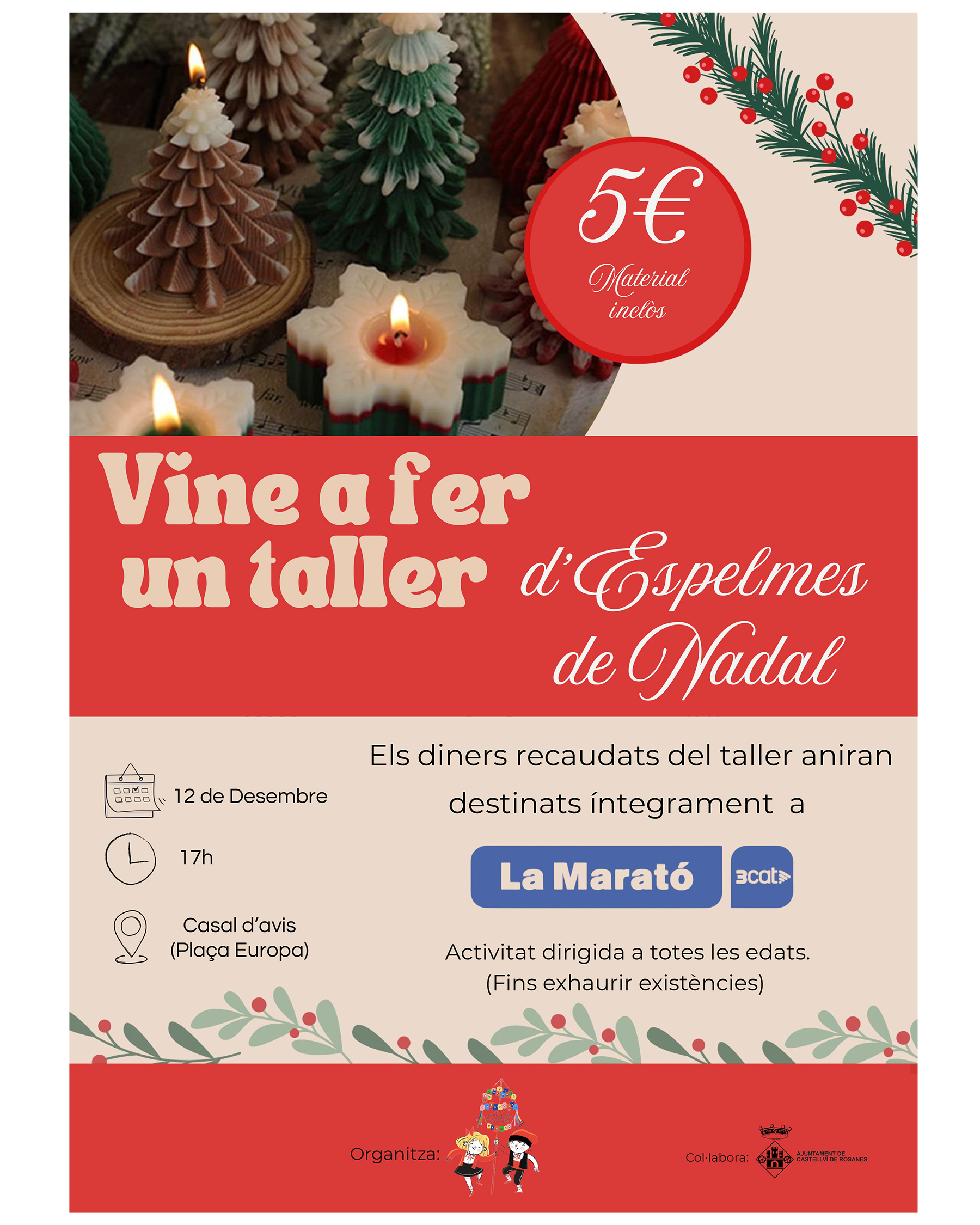 Cartell del taller d'espelmes