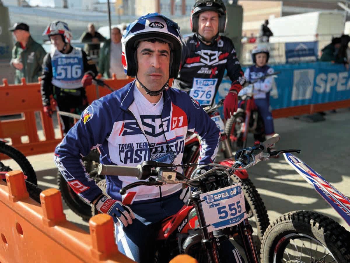 Joan Ollé Hurtado, en una prova de trial